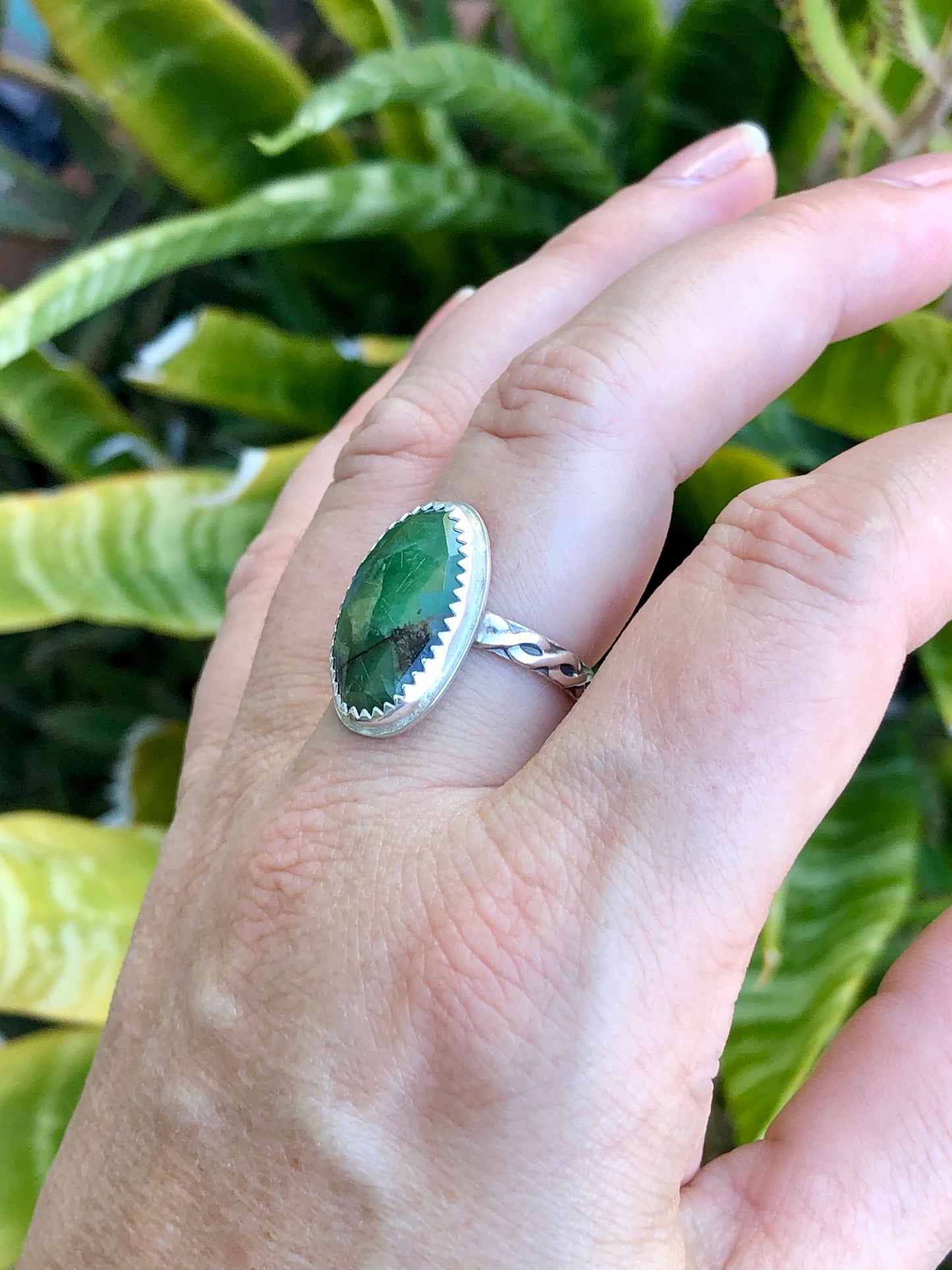 Colombian Emerald Ring SIZE 7.75