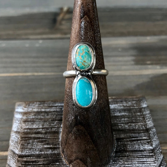 Arizona Turquoise Sterling Silver Ring SIZE 5.5