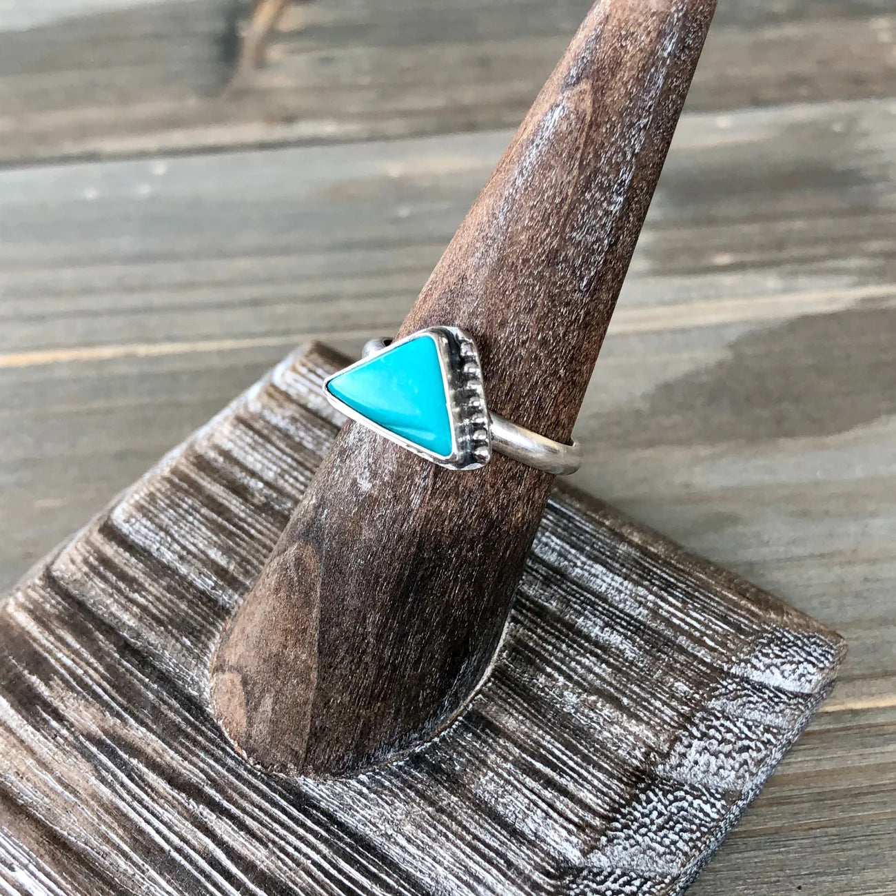 Arizona Turquoise Sterling Silver Ring SIZE 6.5